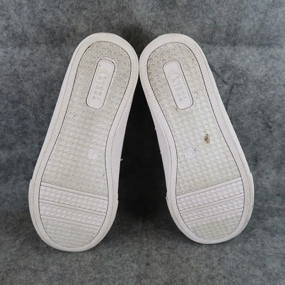 Sugar & Jade Shoes Kids 3 Sneakers Casual Lace Up Canvas Trainers Active Girls